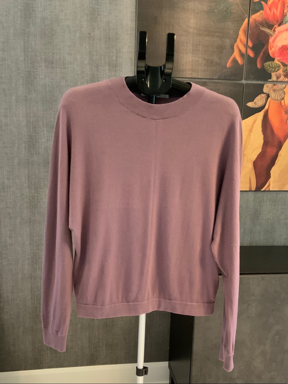 Yaya Mauve Crewneck Sweater S